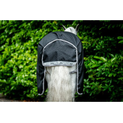 Horseware Amigo 1200D Turnout 250g deken Zwart / titaniumgrijs / zilver