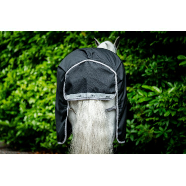 Horseware Amigo 1200D Turnout 250g deken Zwart / titaniumgrijs / zilver