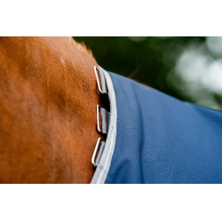 Horseware Amigo 1200D Turnout 50g deken Marine / titaangrijs / zilver Marineblauw