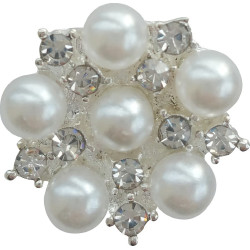 Haarspeld Strass/parel