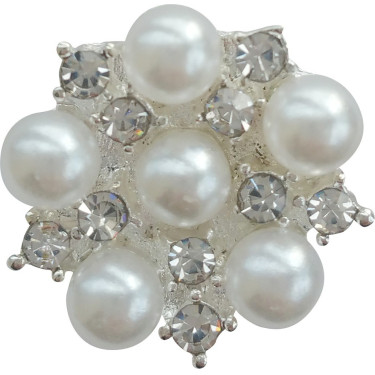 Haarspeld Strass/parel Haarspeld Strass/parel