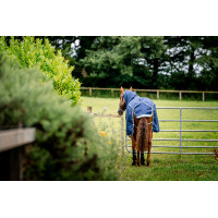 Horseware Amigo 1200D Turnout Plus 50g deken Marine / titaangrijs / zilver Marineblauw