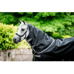 Horseware Amigo 1200D Turnout Plus 50g deken Zwart / titaniumgrijs / zilver Horseware Amigo 1200D Turnout Plus 50g deken Zwart / titaniumgrijs / zilver