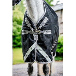 Horseware Amigo 1200D Turnout Plus 50g deken Zwart / titaniumgrijs / zilver Horseware Amigo 1200D Turnout Plus 50g deken Zwart / titaniumgrijs / zilver