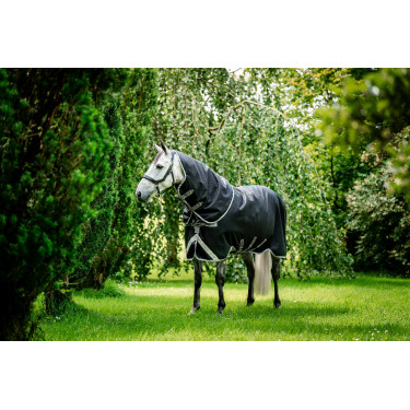 Horseware Amigo 1200D Turnout Plus 50g deken Zwart / titaniumgrijs / zilver Horseware Amigo 1200D Turnout Plus 50g deken Zwart / titaniumgrijs / zilver