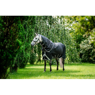 Horseware Amigo 1200D Turnout Plus 50g deken Zwart / titaniumgrijs / zilver Horseware Amigo 1200D Turnout Plus 50g deken Zwart / titaniumgrijs / zilver