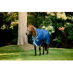 Horseware Amigo 1200D Wug Turnout 150g deken Marine / titaangrijs / zilver Marineblauw