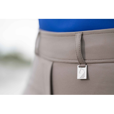 HKM Amalfi legging full seat 1/1 in siliconen Taupe HKM Amalfi legging full seat 1/1 in siliconen Taupe