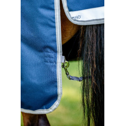Horseware Amigo 1200D Wug Turnout 50g deken Marine / titaangrijs / zilver Marineblauw