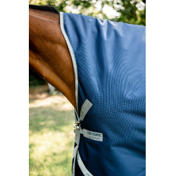 Horseware Amigo 1200D Wug Turnout 50g deken Marine / titaangrijs / zilver Marineblauw