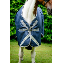 Horseware Amigo 1200D XL Turnout 150g deken Marine / titaangrijs / zilver Marineblauw