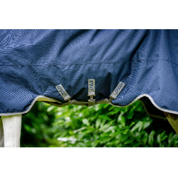 Horseware Amigo 1200D XL Turnout 150g deken Marine / titaangrijs / zilver Marineblauw