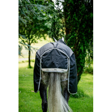 Horseware Amigo 1200D XL Turnout 50g deken Zwart / titaniumgrijs / zilver