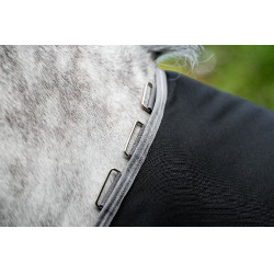 Horseware Amigo 1200D XL Turnout 50g deken Zwart / titaniumgrijs / zilver