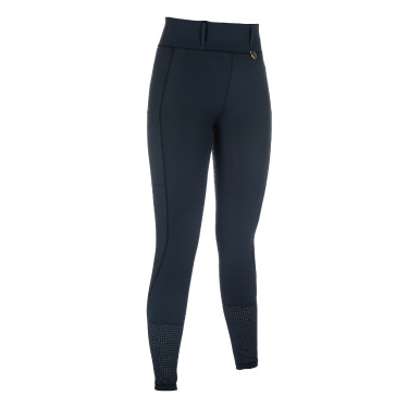 HKM Juna legging met volledig siliconen zitvlak 1/1 Donkerblauw