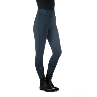 HKM Juna legging met volledig siliconen zitvlak 1/1 Donkerblauw