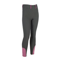 Legging HKM Pony Dream II fullseat 1/1 in siliconen Grijsgroen