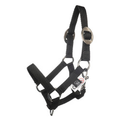 Halster en halstertouw HKM Hobby Horsing Basic Zwart Halster en halstertouw HKM Hobby Horsing Basic Zwart