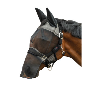 HKM Premium anti-vliegenmasker neusbescherming Taupegrijs HKM Premium anti-vliegenmasker neusbescherming Taupegrijs