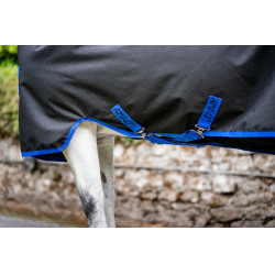 Horseware Amigo Ripstop 900D Plus Poney Turnout 50g deken Zwart / klassiek blauw