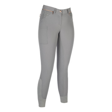 Broek HKM Rosegold Sparkle Style 1/1 met silicone