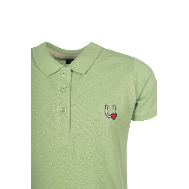 Polo HKM Claire Jade Blauw