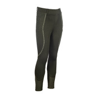 HKM Claire legging volledig siliconezitvlak 1/1 Grijsgroen