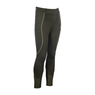 HKM Claire legging volledig siliconezitvlak 1/1 Grijsgroen