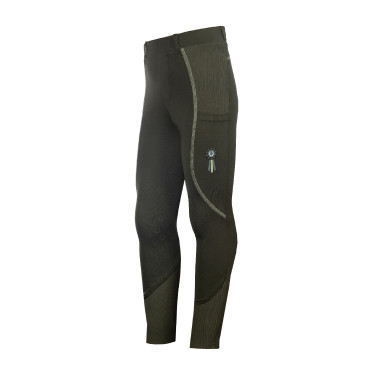 HKM Claire legging volledig siliconezitvlak 1/1 Grijsgroen