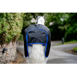 Horseware Amigo Ripstop 900D Poney Turnout 200g deken Zwart / klassiek blauw