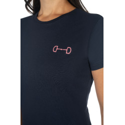 T-Shirt HKM Excellent Donkerblauw T-Shirt HKM Excellent Donkerblauw