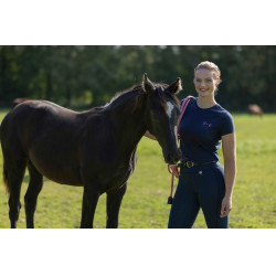 T-Shirt HKM Excellent Donkerblauw T-Shirt HKM Excellent Donkerblauw