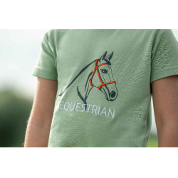 T-Shirt HKM Grace Jade Blauw