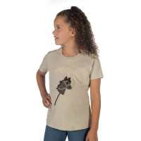 T-shirt HKM Hobby Horsing Regenboog Beige T-shirt HKM Hobby Horsing Regenboog Beige