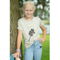 T-shirt HKM Hobby Horsing Regenboog Beige T-shirt HKM Hobby Horsing Regenboog Beige