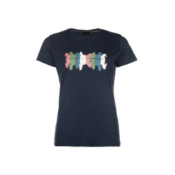 T-shirt HKM Mirror Donkerblauw