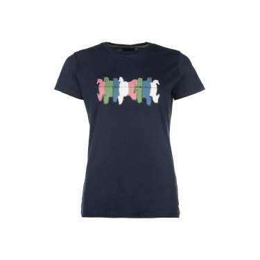 T-shirt HKM Mirror Donkerblauw T-shirt HKM Mirror Donkerblauw