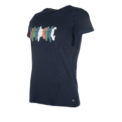 T-shirt HKM Mirror Donkerblauw