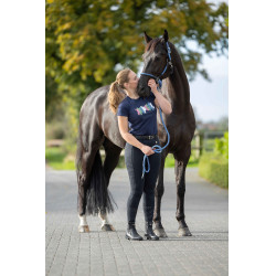 T-shirt HKM Mirror Donkerblauw