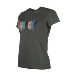 T-shirt HKM Mirror Grijsgroen