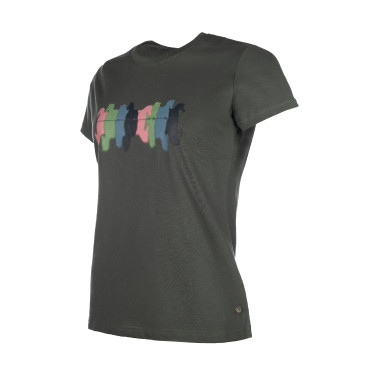 T-shirt HKM Mirror Grijsgroen