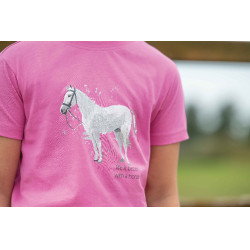 T-Shirt HKM Sparkle Roze T-Shirt HKM Sparkle Roze