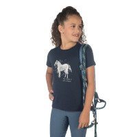 T-Shirt HKM Sparkle Donkerblauw T-Shirt HKM Sparkle Donkerblauw