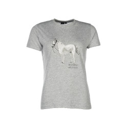 T-Shirt HKM Sparkle Gemêleerd grijs