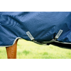 Horseware Amigo Ripstop 900D Turnout 100g deken Marine / titaangrijs Marineblauw