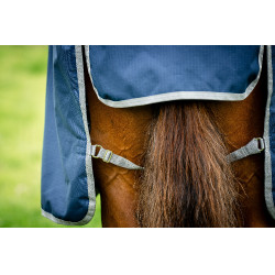 Horseware Amigo Ripstop 900D Turnout 100g deken Marine / titaangrijs Marineblauw