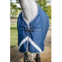 Horseware Ionic Therapy Turnout 100g deken Bleu imperial / argent /Marine Blauw Horseware Ionic Therapy Turnout 100g deken Bleu imperial / argent /Marine Blauw