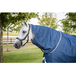 Horseware Ionic Therapy Turnout 100g deken Bleu imperial / argent /Marine Blauw Horseware Ionic Therapy Turnout 100g deken Bleu imperial / argent /Marine Blauw