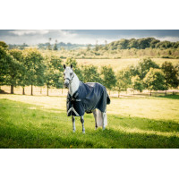 Horseware Rambo 1680D Turnout 100g deken Marine / onweer / zilvergrijs Marineblauw Horseware Rambo 1680D Turnout 100g deken Marine / onweer / zilvergrijs Marineblauw