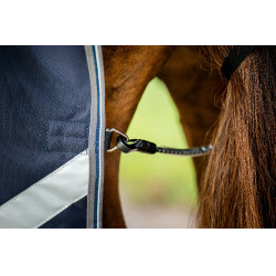 Horseware Rambo 1680D Turnout 450g VL deken Marine / onweer / zilvergrijs Marineblauw Horseware Rambo 1680D Turnout 450g VL deken Marine / onweer / zilvergrijs Marineblauw